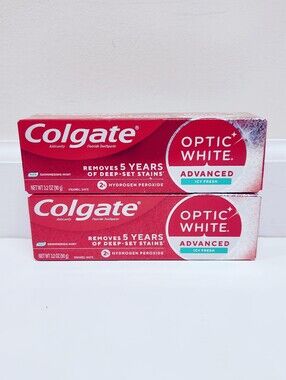 🔮3/$15 Colgate Optic White Advanced Teeth Whitening Toothpaste Icy Fresh